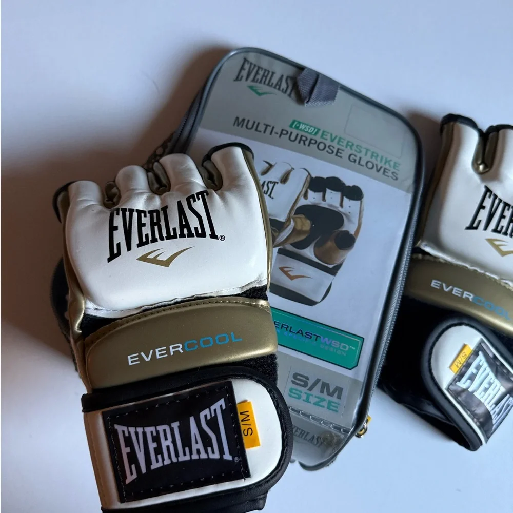 Everlast Multi-Purpose Training Gloves in Gold and White‎
